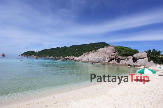 Koh Nang Yuan песчаная коса 